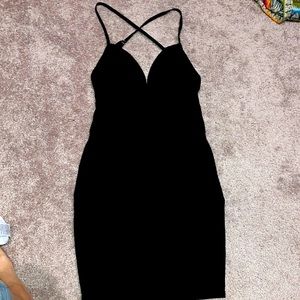 Boubou black mini dress